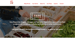 Desktop Screenshot of fareresources.com